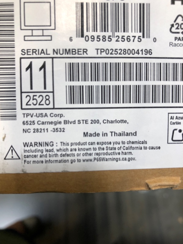 Photo 1 of ** FACTORY SEALED**Philips New 24 inch Frameless Full HD (1920 x 1080) 100Hz Monitor, VESA, HDMI x1, VGA Port x1, Eye Care, 4 Year Advance Replacement Warranty, 241V8LB, Black