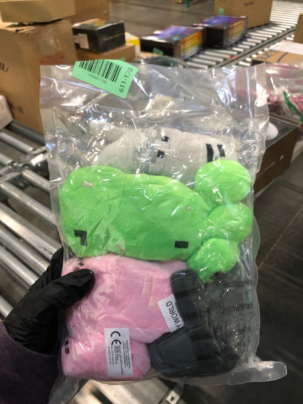 Photo 1 of ** FACTORY SEALED**OVITTAC Creeper, Piggy, Skeleton Shooter, Little Spider Plush Toys, Birthday Gifts for Kids and Fans