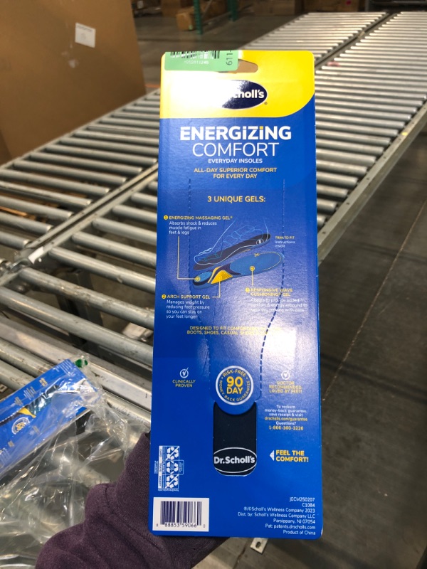 Photo 1 of ** FACTORY SEALED**
Dr. Scholl’s Energizing Comfort Men’s Everyday Insoles with Massaging Gel - Clinically Proven, All-Day Energy and Comfort Inserts with Patented Triple Gel Design - Shock Absorbing, Arch Support