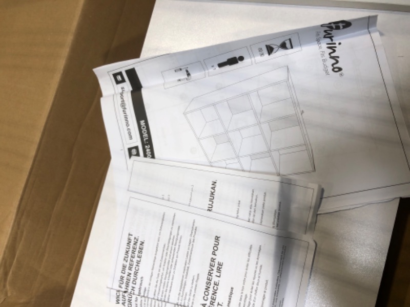 Photo 1 of ** MISSING HARDWARE**
Furinno PELLI Closet Organizers and Storage, 9-Cube Closet Organizer, Open Shelf Closet Storage, for Wardrobe, Bedroom, Living Room, White