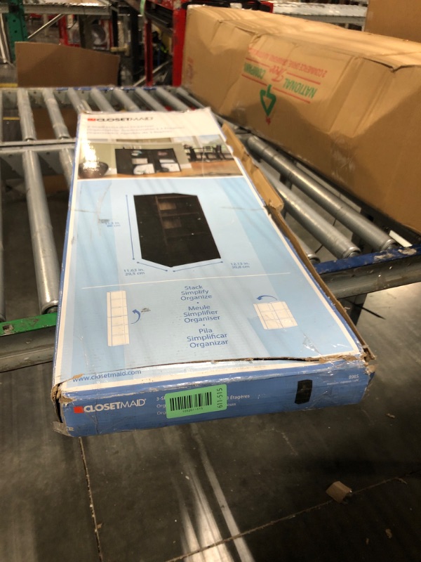 Photo 1 of ** FACTORY SEALED**
ClosetMaid #8985 Stackable 3-Shelf Organizer, Espresso