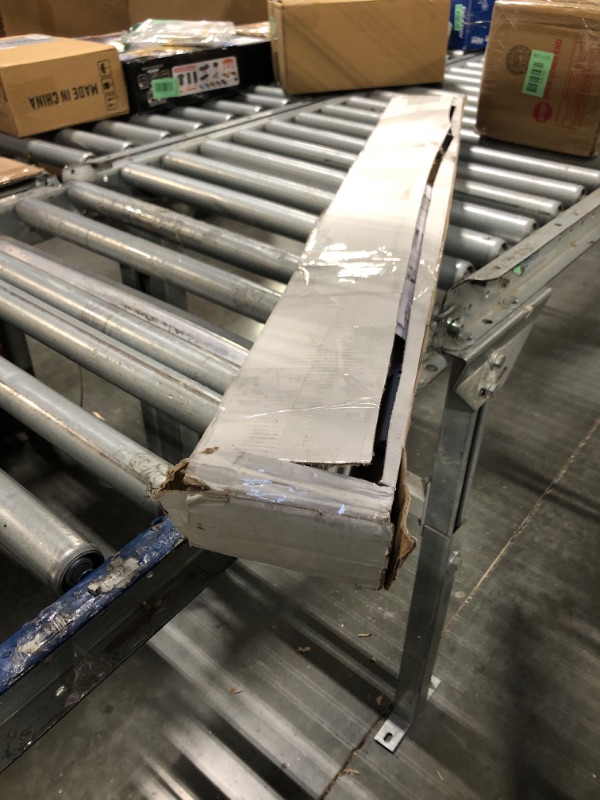 Photo 1 of ** MISSING HARDWARE**
Cordless Room Darkening Mini Blind - 34 Inch Width, 64 Inch Length, 1" Slat Size - Pearl White - Cordless GII Deluxe Sundown Horizontal Windows Blinds for Interior by Achim Home Decor