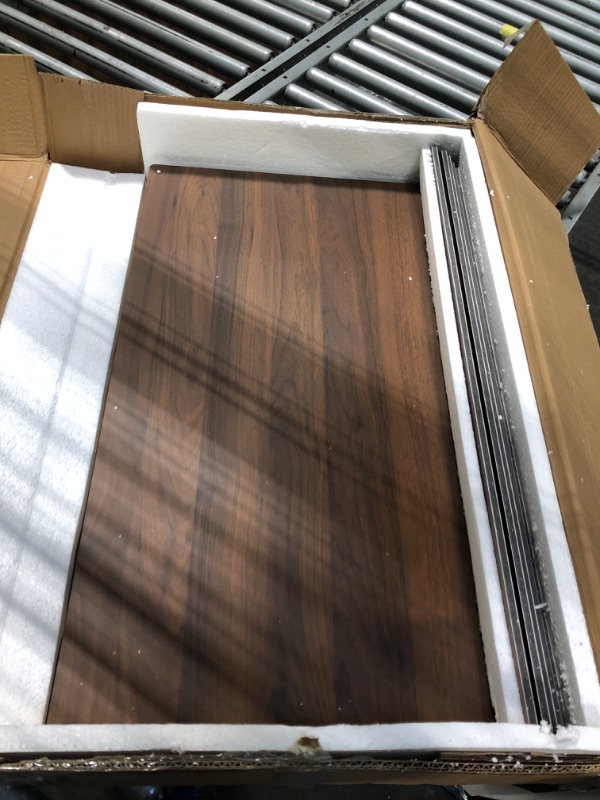 Photo 1 of ** MISSING INSTRUCTIONS AND HARDWARE**
FAHKNS 5 Pcs Foamed PVC Wire Rack Covers, 30"x16"x3" Faux Wood Shelf Covers with Corner Protector for Removable Closet, Pantry Shelves, Cloakroom, Walnut