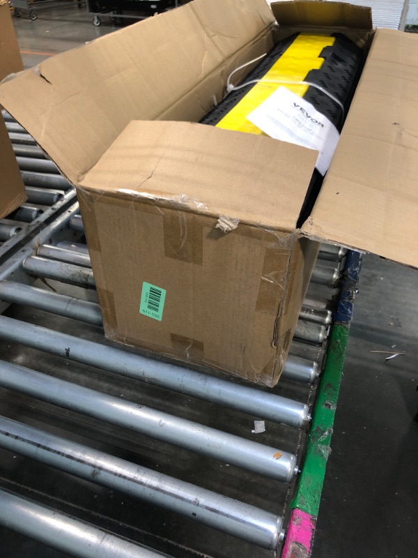 Photo 1 of ** FACTORY SEALED**
VEVOR 3 PCs Cable Protector Ramp 2 Channel 12000 lbs Load Wire Cable Cover Ramp
