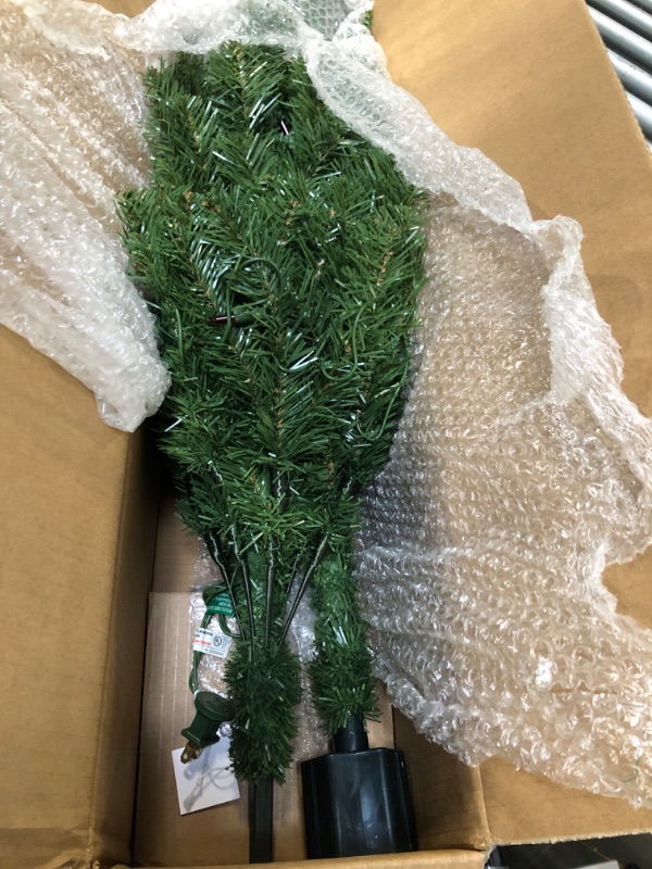Photo 1 of ** MISSING STAND**
National Tree Company Pre-Lit Artificial Medium Christmas Tree, Green, Kincaid Spruce, Multicolor Lights, Includes Stand, 4 Feet