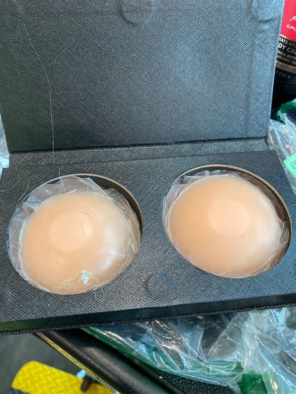 Photo 1 of **MINOR DAMAGE - USED**
VOCH GALA 5Pairs Nipple Covers for Women Reusable, Adhesive Silicone Nipple Pasties, Sticky Bra Pasties Petals