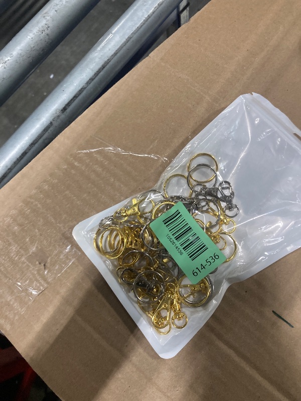 Photo 1 of **MISSING PARTS**
LEOBRO 60 PCS Lobster Claw Clasps and Key Rings, Keychain Clips and Key Chain Rings, Keychain Making Kit, for Key Chains, Jewelry Making, Crafts, Gold & Silver