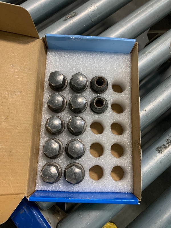 Photo 1 of ** MISSING ** 14x1.5mm 1.77 Inch 7/8 Hex OEM Factory Style Large Acorn Seat Lug Nuts Factory Wheels Replacement for Wrangler Gladiator Cherokee Grand Ram 20 Pcs