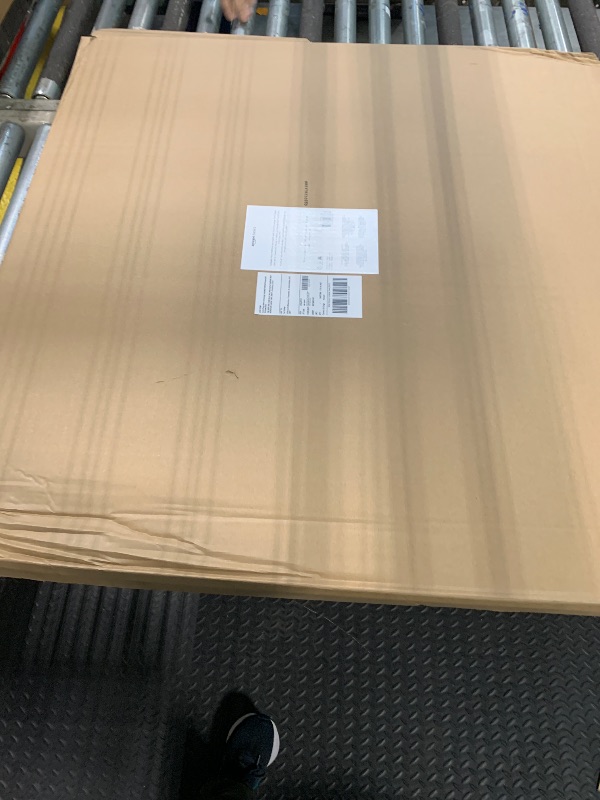 Photo 1 of Amazon Basics Bed Frame with Storage, Foldable Metal Platform, Sturdy Steel, No Box Spring Needed, 14-inch High, Tool-Free Setup, Twin Size, Black