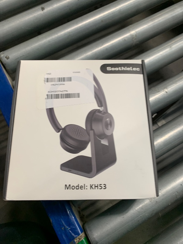 Photo 1 of (Upgraded Version) Wireless Headset, Bluetooth Headset with Noise Cancelling Microphone, Best Headphones with Mic Mute & USB Dongle for PC/Computer/Laptop/Cell Phones/Remote Work/Call Center