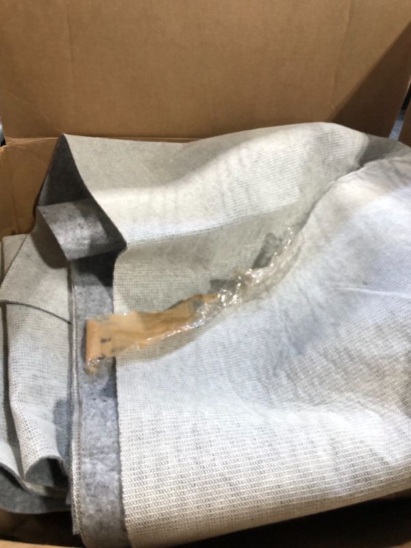 Photo 1 of Non Slip Rug Pad Grippers - 9x12, 1/8" Thick, (Felt + Rubber) Double Layers Area Carpet Mat Tap, Provides Protection and Cushioning for Hardwood or Tile Floors