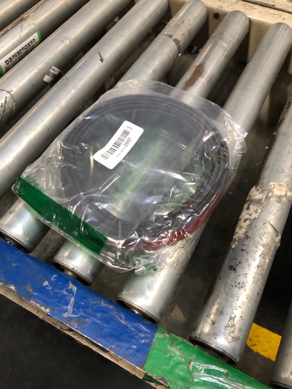 Photo 1 of 1" x 1/8" Thick Self-Adhesive Rubber Strip - Heavy Duty Weather Stripping,Soundproofing,Anti-Slip Tape for Doors,Vibration Proof for HVAC,Electrical Cabinet?Windows,Cars,Flooring (10ft Black)