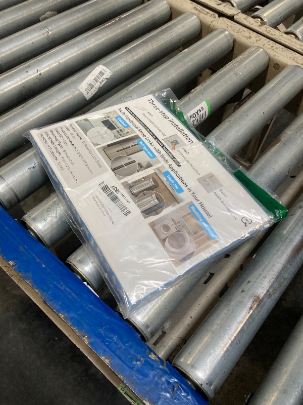 Photo 1 of 10 Pack Cabinet Locks Baby Proofing, Child Proof Cabinet Locks with 3M Adhesive - Easy Installation with Adjustable Straps, Multi-Purpose Child Safety Latches for Drawers Fridge Trash Cans Toilets