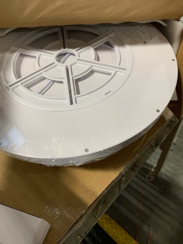 Photo 1 of ***ONLY WHITE**** 6 Pack 16 Inch Led Flush Mount Ceiling Light,32W,3480LM,3000K/4000K/6000K 3CCT Selectable,Black Ultra-Slim Ceiling Lighting Fixture,Round Low Profile Flat Panel Light for Bedroom,Kitchen,Hallway,Office