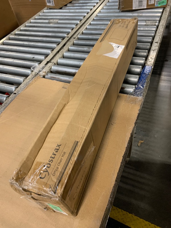 Photo 1 of [Tempered Glass] 40“x30” Rounded Glass Chair Mat with Polished Edge Clear Office Chair Mat, Glides Smoothly, Suitable for Carpet or Hardwood Floors