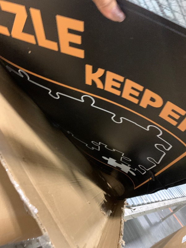 Photo 3 of Puzzle Storage Folder with Labeling Tabs & Name Card Pocket, Portable Puzzle Holder for 1000 Piece Jigsaws with Handle, 28.3 * 21in(Inner Page),Black Storage Book