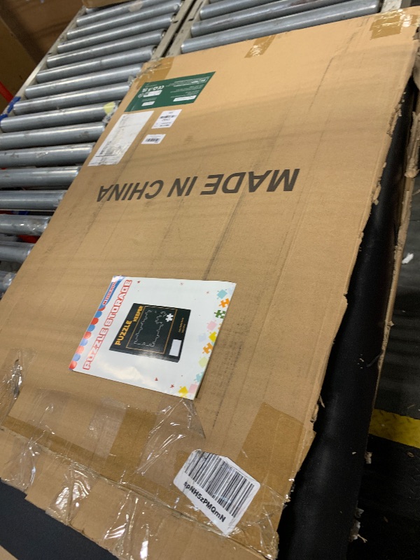 Photo 1 of Puzzle Storage Folder with Labeling Tabs & Name Card Pocket, Portable Puzzle Holder for 1000 Piece Jigsaws with Handle, 28.3 * 21in(Inner Page),Black Storage Book