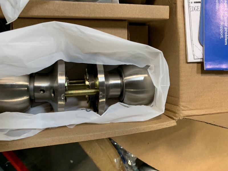 Photo 1 of **INCOMPLETE** Veise VE027-K Built-in WiFi Smart Lock with 2 Knob, Fingerprint Keyless Entry Door Lock Handle Set for Front Door, App Remote Control, Electronic Digital Keypad Deadbolt, IP65 Waterproof, Satin Nickel