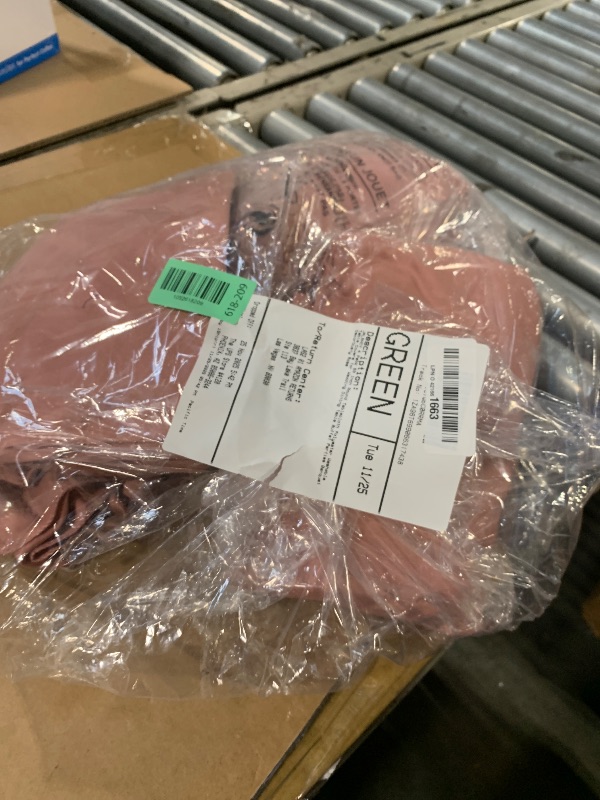 Photo 2 of JALANCY 4 Pack 90 Inch Round Tablecloth Polyester Washable Table Covers for Wedding Dining Table Buffet Parties Banquet Decor?Dusty Rose?