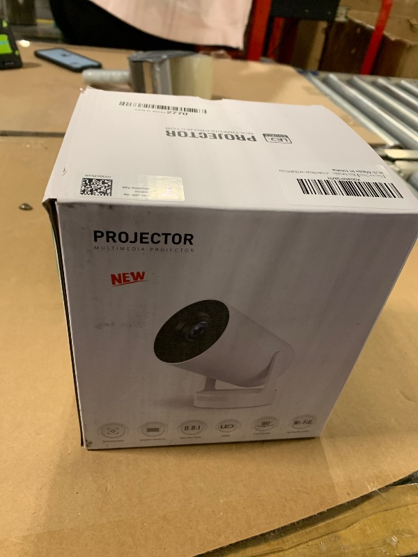 Photo 1 of [Electric Focus]Mini Portable Projector with 4K Support, Bluetooth 5.4 WIFI6, 5watt Sound Base Speaker, 260 ANSI, Android 11, 210° Rotation , Auto Keystone Correction Video Projector HY300 PLUS