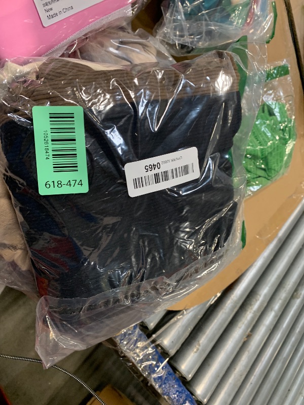 Photo 1 of *MINOR DAMAGE - USED*
ZAFUL Men's Corduroy Cargo Pants Two-Tone Baggy Track Pants Unisex Streetwear Y2K Pants Casual Trouser (Brown,M)