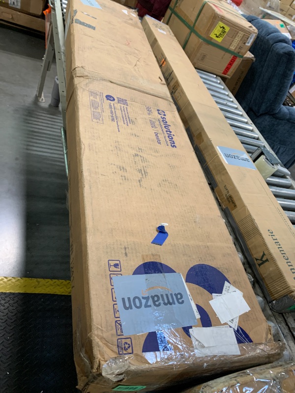 Photo 1 of **missing tools**Bush Furniture Universal Tall 5 Shelf Bookcase in White, Vertical Storage and Display Bookshelf for Home Office or Living Room Organization