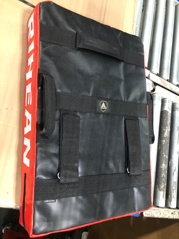 Photo 1 of ****SIMILAR****

Large Kick Shield - 24" Muay Thai Kickboxing Pad with 5 Padded Handles, Dense Foam for MMA, Boxing, Martial Arts, Karate, Taekwondo Training (1 Unit)