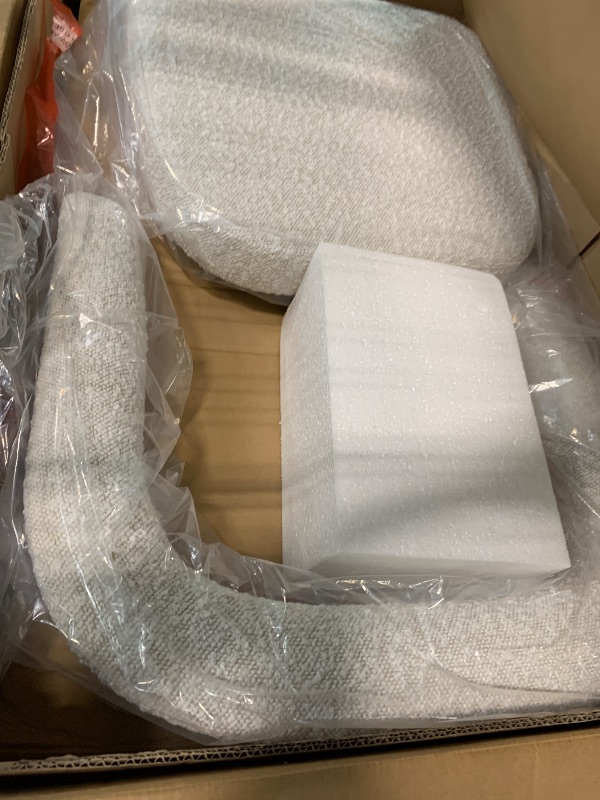 Photo 1 of **SEE CLERK NOTES**
Rongbuk Set of 2 Grey Modern Velvet Bar Stools with Barrel Backrest, Upholstered Seat, and Black Metal Footrest – 25.6-Inch Seat Height, Ideal for Counters, Home Bars, and Kitchen Islands