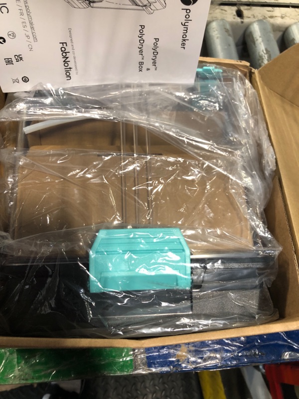 Photo 1 of **sold as it is** **NO DRYER INCLUDED** Polymaker 3D Printing Filament Dryer and Storage Box - PolyDryer and PolyDryer Box for Filament Drying and Sealing with Heat Control, Compatible with PA Nylon, PLA, PVB, PETG, ABS, TPU 1.75mm 2.85mm