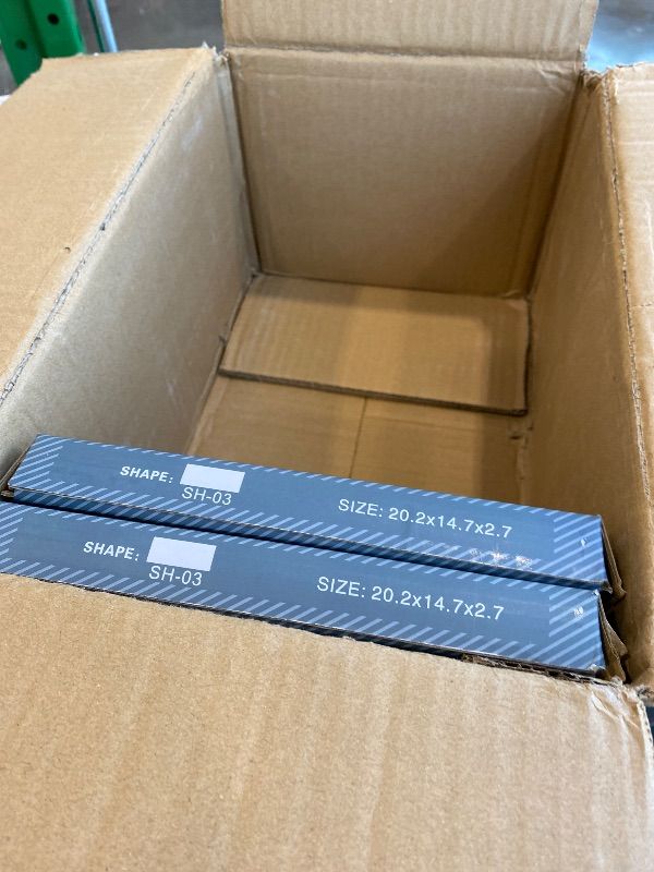 Photo 1 of **MINOR DAMAGE - USED - PARTIAL SET (ONLY 2)**
YOUKE OLA 12 Pack Sublimation Slate Blank Rock Stone Photo Rectangular Frame Heat Transfer Plaque Picture Frame with Display Holder for DIY Craft 5.9 x 7.9 Inch