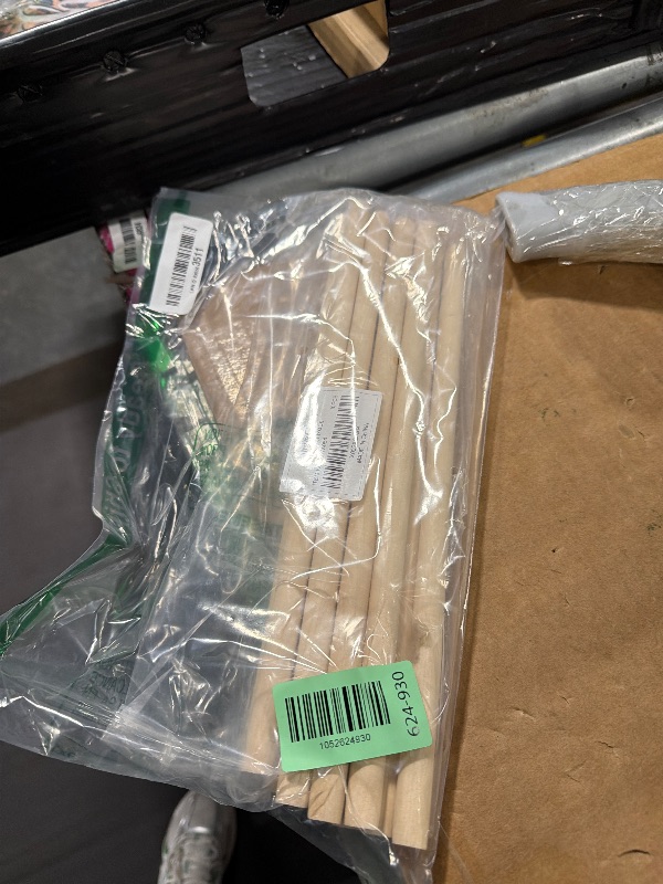 Photo 1 of 1/2 x 12 Inch, Hardwood Dowel Rods, Birch Wood Round Sticks for Arts Crafts and DIY Projects, 10 pcs