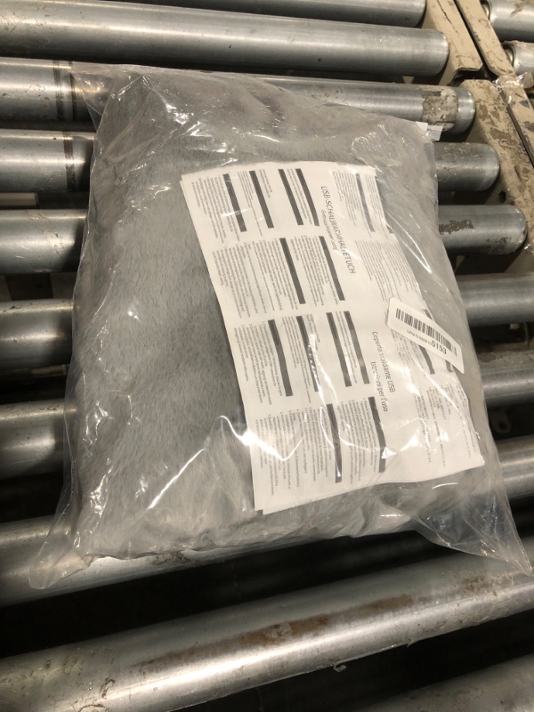 Photo 1 of *Damaged item/ Doesn't get hot* USB Electric Heated Shawl,Portable Cordless Heated Throw Blanket,3 Heat Settings,Heated Shawl Poncho Wrap Blanket with Zipper,for Outdoor,Car,Travel,Camping,Machine Washable(Battery Not Included)