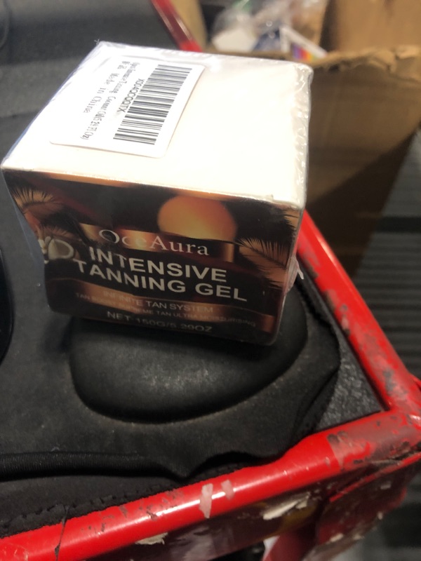 Photo 1 of (1pcs) Intensive Tanning Gel,Golden Shimmer Intensive Tanning Cream, Carotene Tanning Gel, Water-Resistant with Carrot and Coconut Oil(5.29 Fl Oz)