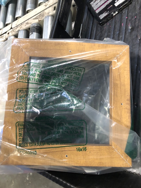 Photo 1 of ?Canvas Floater Frame for 1–1.25" Deep Stretched Canvas, Floating Wall Art Frame Kit for Gallery-Wrapped Paintings Decor for Bedroom Living Room, Easy Assembly & Made in USA(8"x8",Light Borwn)