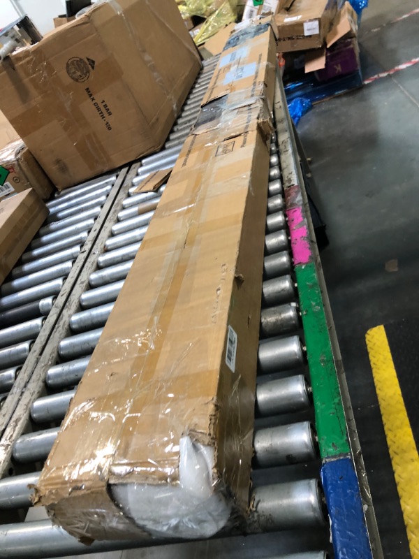 Photo 1 of ** USED/ UNTESTED/ DAMAGE MAJOR *** Vellorise 4 Pack Wood Panels for Wall, 94.4" x 12.8" Acoustic Wood Slat Wall Panel for Interior Decor & Noise Reduction, Soundproof Panel, Sound Absorbing 3D Textured Panels - Teak