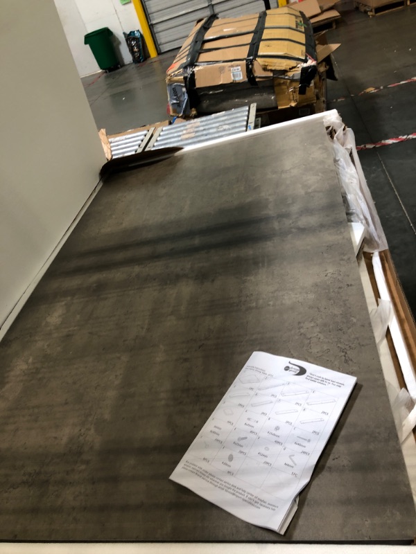 Photo 1 of ** SIMILAR / USED /UNTESTED ** STHOUYN 71" 6ft Kitchen Dining Room Table for 6 8, Large Farmhouse Dinner Table, Wood Rectangular Long Tables for Big Family, Waterproof & Scratch Resistant (Brown)