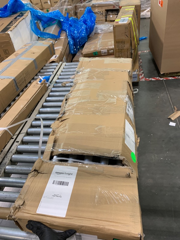 Photo 1 of ** untested ** OnlineEEI, 8 Foot Tall Fixed Height Portable Pipe and Drape Backdrop Kit, 8ft x 20ft Breakapart, Black Drapes (BBD9990820CDPR750)