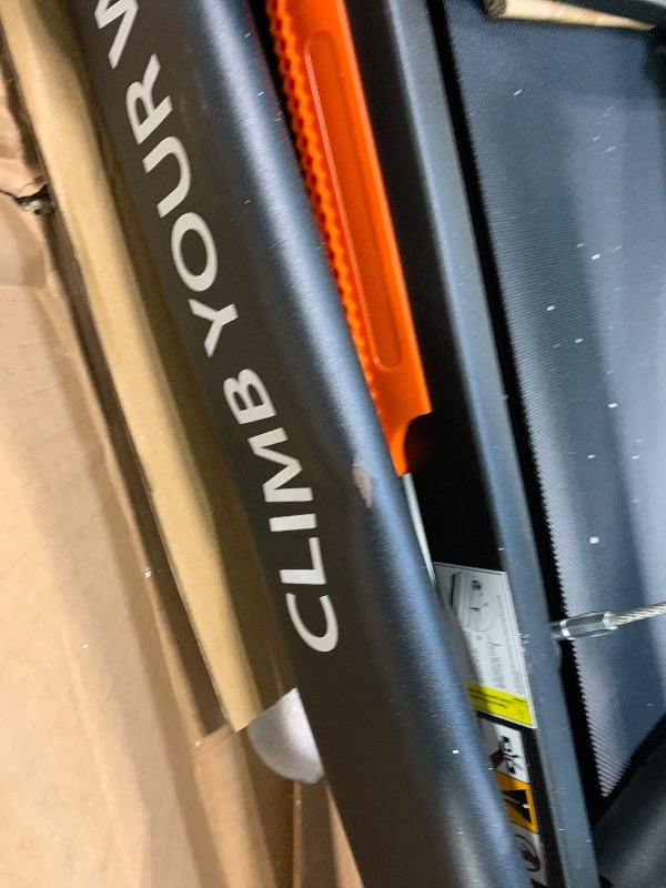 Photo 1 of ** VERY USED/ UNTESTED/ MISSING PARTS / DAMAGE MAJOR *** THERUN Treadmills for Home, Walking Pad with Auto Incline 0-15%, Workout Equipment for Running & Walking, Folding Treadmill with Built-in Fan, Heart Rate Sensor, Compatible with Bluetooth, Apps