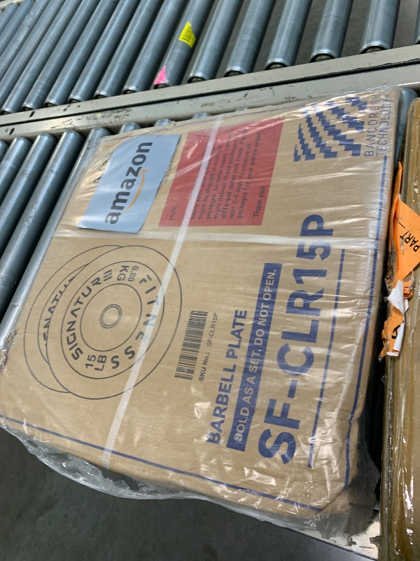 Photo 1 of * SIMILAR/ FACTORY SEALED * ** AMGYM Bumper Plates, 2-Inch Olympic Weight Plates with Steel Insert for Weight Lifting and Strength Training, Pairs or Sets?15 LB ?