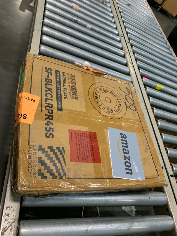 Photo 1 of ** FACTORY SEALED / SIMILAR ** Body Sport Bumper Weight Plates for Training, 45 lb. (2-Pack) - Impact Absorbing Strength Discs with Stainless Steel Insert