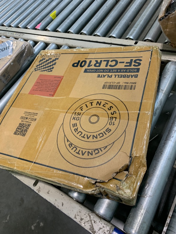 Photo 1 of ** FACTORY SEALED / SIMILAR *** Body Sport Bumper Weight Plates for Training, 10 lb. (2-Pack) - Impact Absorbing Strength Discs with Stainless Steel Insert