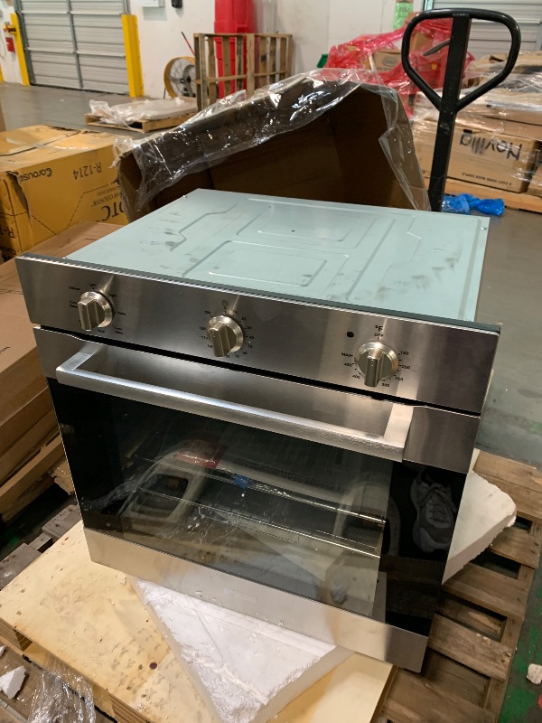 Photo 1 of ** USED / UNTESTED ** RCA R-WOEC241SS 24 in. Century Collection 3.25 cu. ft. Electric Wall Oven, Convection, 7 Functions, Knob Controls in Stainless Steel, 24 inch