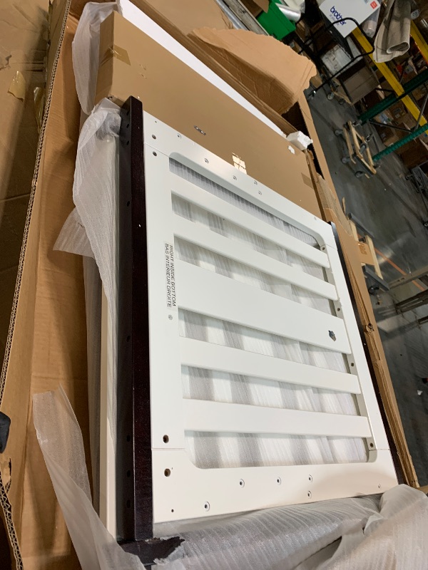 Photo 1 of ** USED / UNTESTED / MISSING PARTS ** Delta Children Ava 3-in-1 Convertible Baby Crib, Greenguard Gold Certified, White/Black Espresso