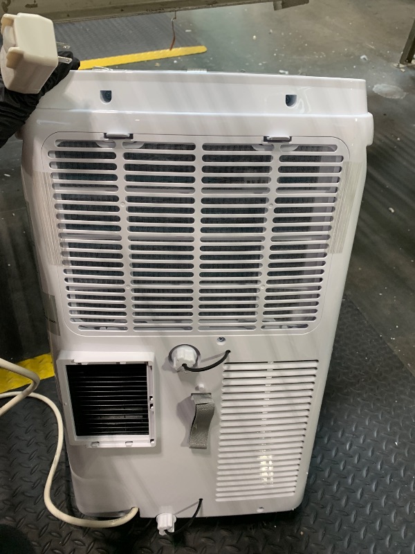 Photo 1 of ** USED/ UNTESTED/ MISSING PARTS ** BLACK+DECKER Portable Air Conditioner, 12,000 BTU (8,000 BTU SACC) for Rooms up to 550 Sq. Ft., Portable AC with Follow Me Remote Control and Window Kit, BPACT12WT, White