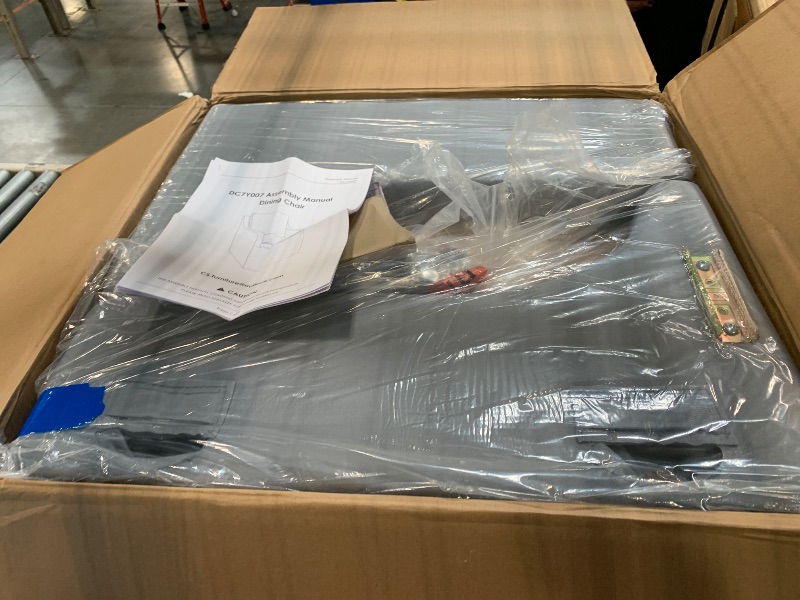 Photo 1 of ** FACTRORY SEALED ***KISLOT Upholstered Dining Chairs with Casters Modern Accent Armchair with Rollers for Diningroom Bedroom Livingroom Reading Room