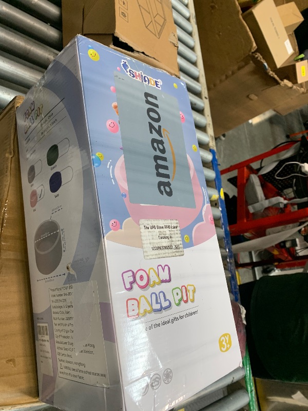 Photo 1 of **BALLS NOT INCLUDED** SHJADE Ball Pit for Toddlers, 35.4"x 11.8" Foam Ball Pits, Indoor Soft Round Baby Playpen for Children, Ideal Gift for Toddlers, Pink