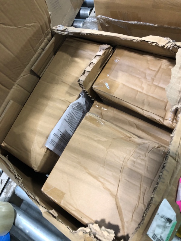 Photo 1 of ** factory sealed *** Amazon Basics Neoprene Dumbbell Hand Weights, Rack with 3 Pairs (5, 10, and 15 Pounds), Green/Blue/Grey