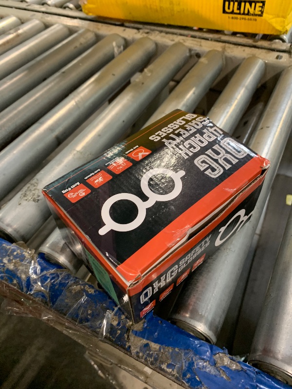 Photo 1 of **one pair missing**OXG 4 Pack Anti-Fog Safety Glasses, Z87+ Stylish Safety Goggles - Blue Light Blocking Protective Eyewear for Nurse (Leopard+Pink+Clear+Black)