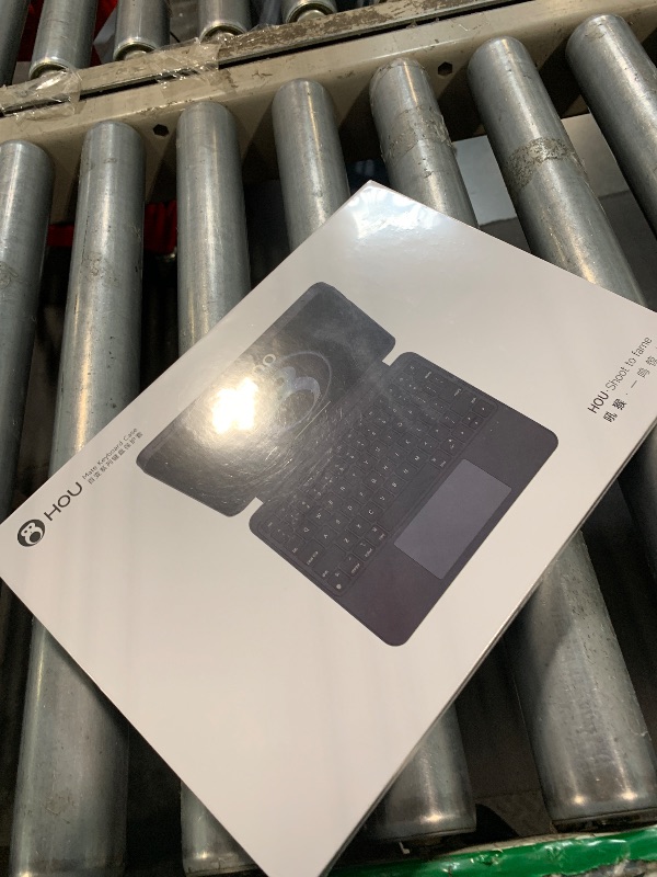 Photo 1 of ***SEALED**** HOU iPad Air 11 Case with Keyboard (M3 2025, M2 2024) Detachable Rotatable Magnetic Full Protection Case, 7-Color Backlight, Touchpad, Elastic Pen Holder for iPad Pro 11 (4th-1st) & Air (5/4th)–Black