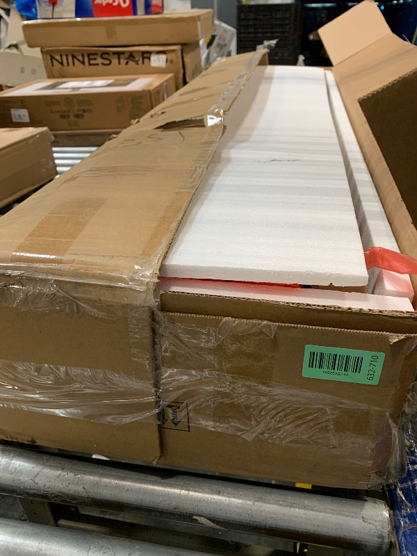 Photo 1 of 55 Inch Gold Entryway Table, 